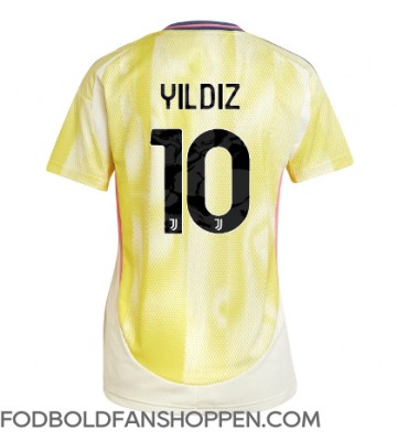 Juventus Kenan Yildiz #10 Udebanetrøje Dame 2024-25 Kortærmet